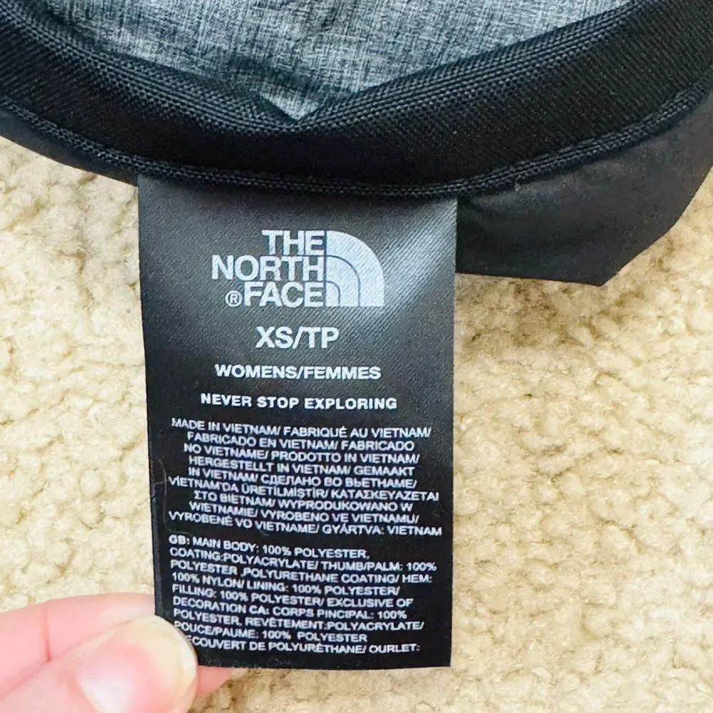 NWT The North Face Montana Ski Mitts TNF Medium Grey Heather Women’s Sz XS